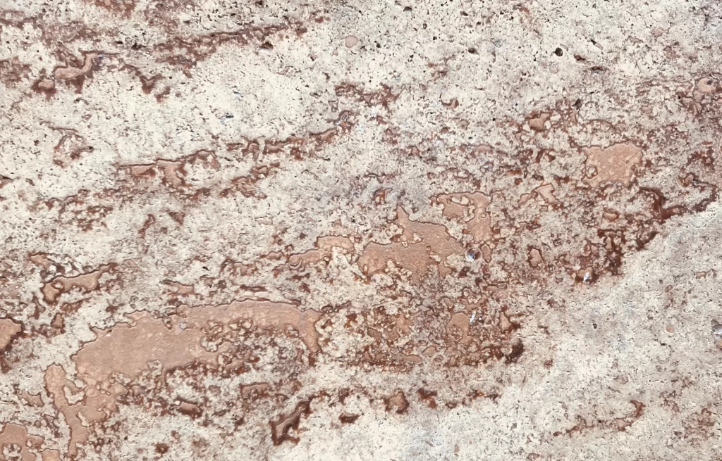 Travertin gespachtelt Naturstein glatte Oberfläche